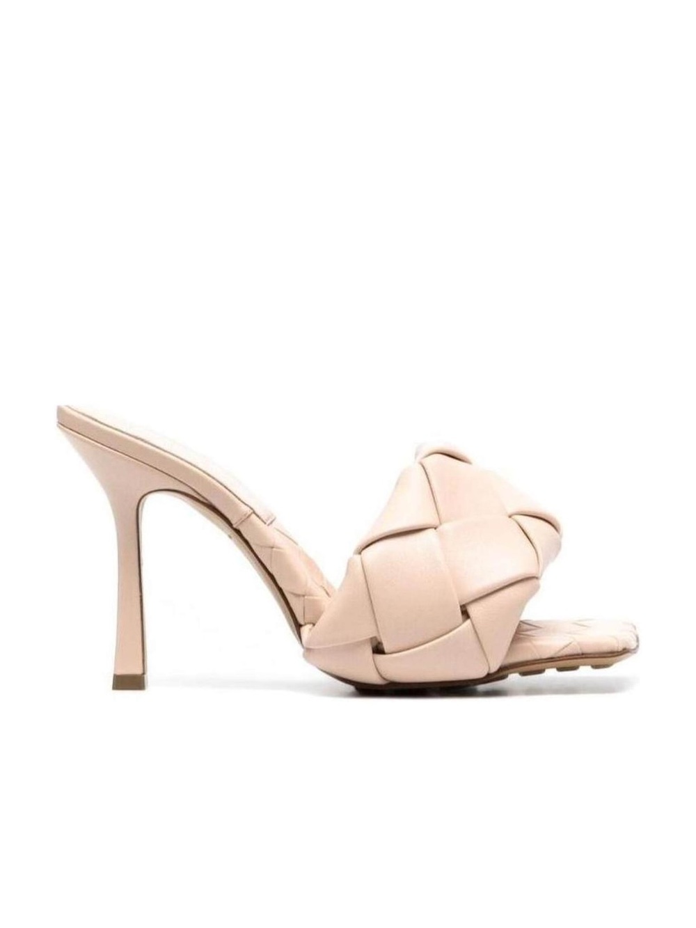 Lido Intrecciato Leather Mules • Beige/Nude • Size 37/7 • NWT Pristine